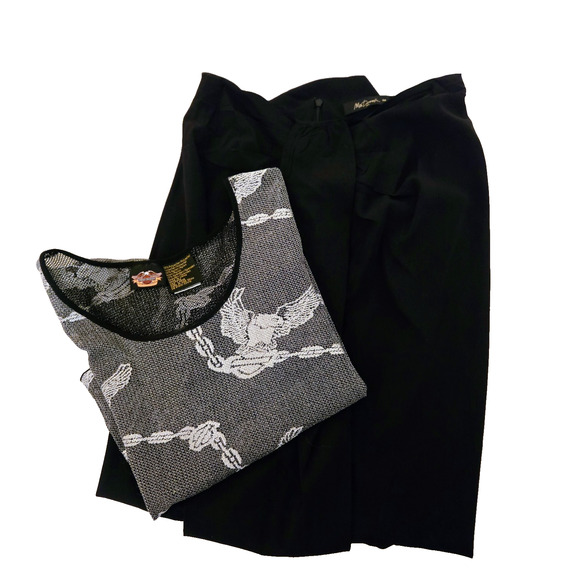 Mes Demoiselles Paris Elegant Tailored Black Maxi Skirt Size 36 Evening Cocktail - Picture 9 of 13